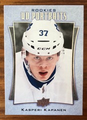 2016-17 Upper Deck Series 2 #P-69 Kasperi Kapanen Rookies UD Portraits Maple Leafs